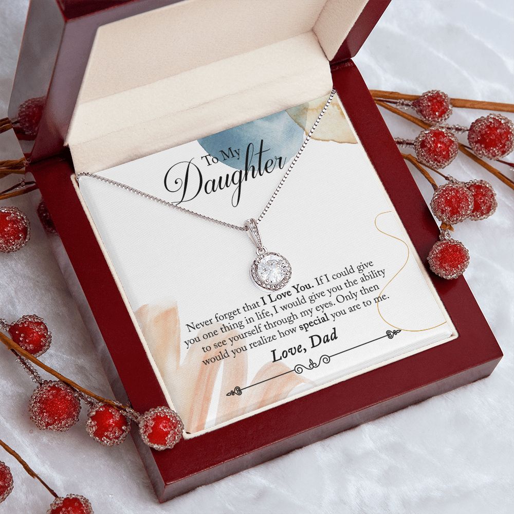 Eternal hope Necklace, Daughters gift from Dad,