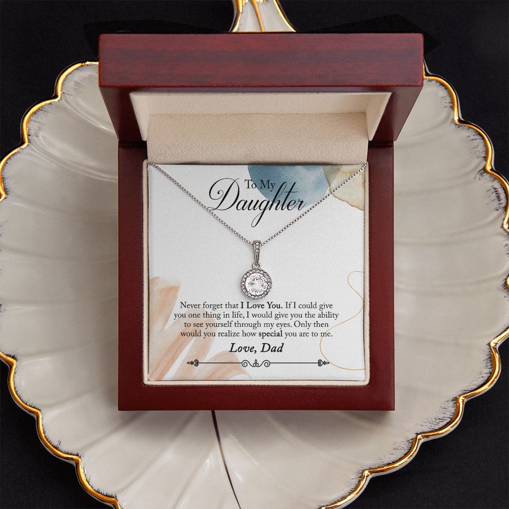 Eternal hope Necklace, Daughters gift from Dad,