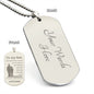 Engraved To my Son from Dad Dog Tag