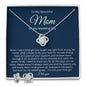 Love Knot Earring and Necklace Set, to my beautiful Mom