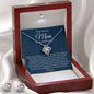Love Knot Earring and Necklace Set, to my beautiful Mom