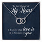 To the owner of my heart Perfect Pair Necklace, Personalized gifts