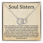 Perfect Pair Necklace , Soul Sisters Necklace, Best friend Necklace,