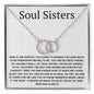 Perfect Pair Necklace , Soul Sisters Necklace, Best friend Necklace,