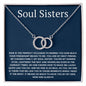 Perfect Pair Necklace , Soul Sisters Necklace, Best friend Necklace,
