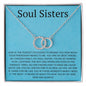 Perfect Pair Necklace , Soul Sisters Necklace, Best friend Necklace,