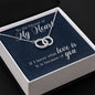 To the owner of my heart Perfect Pair Necklace, Personalized gifts