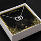 Daughter Never ending love necklace, special occasion gift, birthday gift,