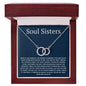 Perfect Pair Necklace , Soul Sisters Necklace, Best friend Necklace,