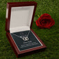 Dear wife - always remember Perfect Pair Necklace