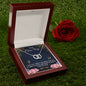 Police wife Perfect Pair Necklace, Personalized gifts
