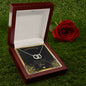 Daughter Never ending love necklace, special occasion gift, birthday gift,