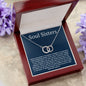 Perfect Pair Necklace , Soul Sisters Necklace, Best friend Necklace,