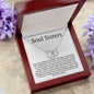 Perfect Pair Necklace , Soul Sisters Necklace, Best friend Necklace,