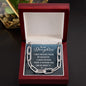 Forever Link Necklace, Daughter gift, Special powerful message,