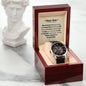 Mens Open Work Watch, Dear Son, Gift or your Son