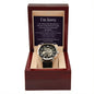 Mens Open Work Watch, For him, I'm sorry gift for him