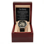 Mens Open Work Watch, For him, I'm sorry gift for him