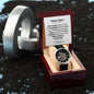 Mens Open Work Watch, Dear Son, Gift or your Son