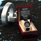 Mens Open Work Watch, Dear Son, Gift or your Son