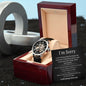 Mens Open Work Watch, For him, I'm sorry gift for him