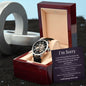 Mens Open Work Watch, For him, I'm sorry gift for him