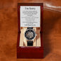 Mens Open Work Watch, For him, I'm sorry gift for him