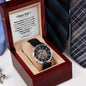 Mens Open Work Watch, Dear Son, Gift or your Son