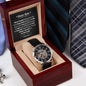 Mens Open Work Watch, Dear Son, Gift or your Son