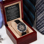 Mens Open Work Watch, For him, I'm sorry gift for him