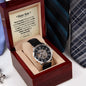 Mens Open Work Watch, Dear Son, Gift or your Son