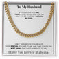 Cuban link chain, For him, special gift for your loved one.