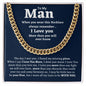 Cuban link chain, For him, To My Man
