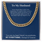 Cuban link chain, For him, special gift for your loved one.