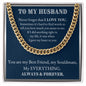 Cuban link chain, For him, To My Husband