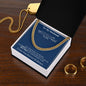 Cuban link chain, For him, special gift for your loved one.
