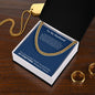 Cuban link chain, For him, special gift for your loved one.