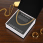 Cuban link chain, For him, special gift for your loved one.