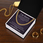 Cuban link chain, For him, I'm sorry gift for him