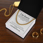 Cuban link chain, For him, I'm sorry gift for him