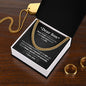 Cuban link chain, For him, Dear Son, For My son, To my Son gift