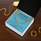 Cuban link chain, For him, I'm sorry gift for him