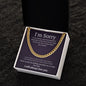 Cuban link chain, For him, I'm sorry gift for him