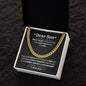 Cuban link chain, For him, Dear Son, For My son, To my Son gift