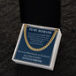 Cuban link chain, For him, To My Husband