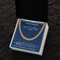Cuban link chain, For him, special gift for your loved one.