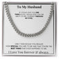 Cuban link chain, For him, special gift for your loved one.