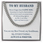Cuban link chain, For him, To My Husband