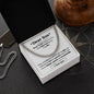 Cuban link chain, For him, Dear Son, For My son, To my Son gift