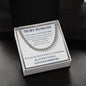 Cuban link chain, For him, To My Husband